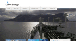 Desktop Screenshot of lloyds-energy.com
